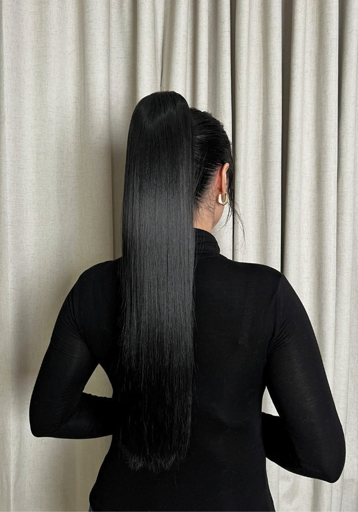 Anna | Synthetic Clip In Ponytail Extension