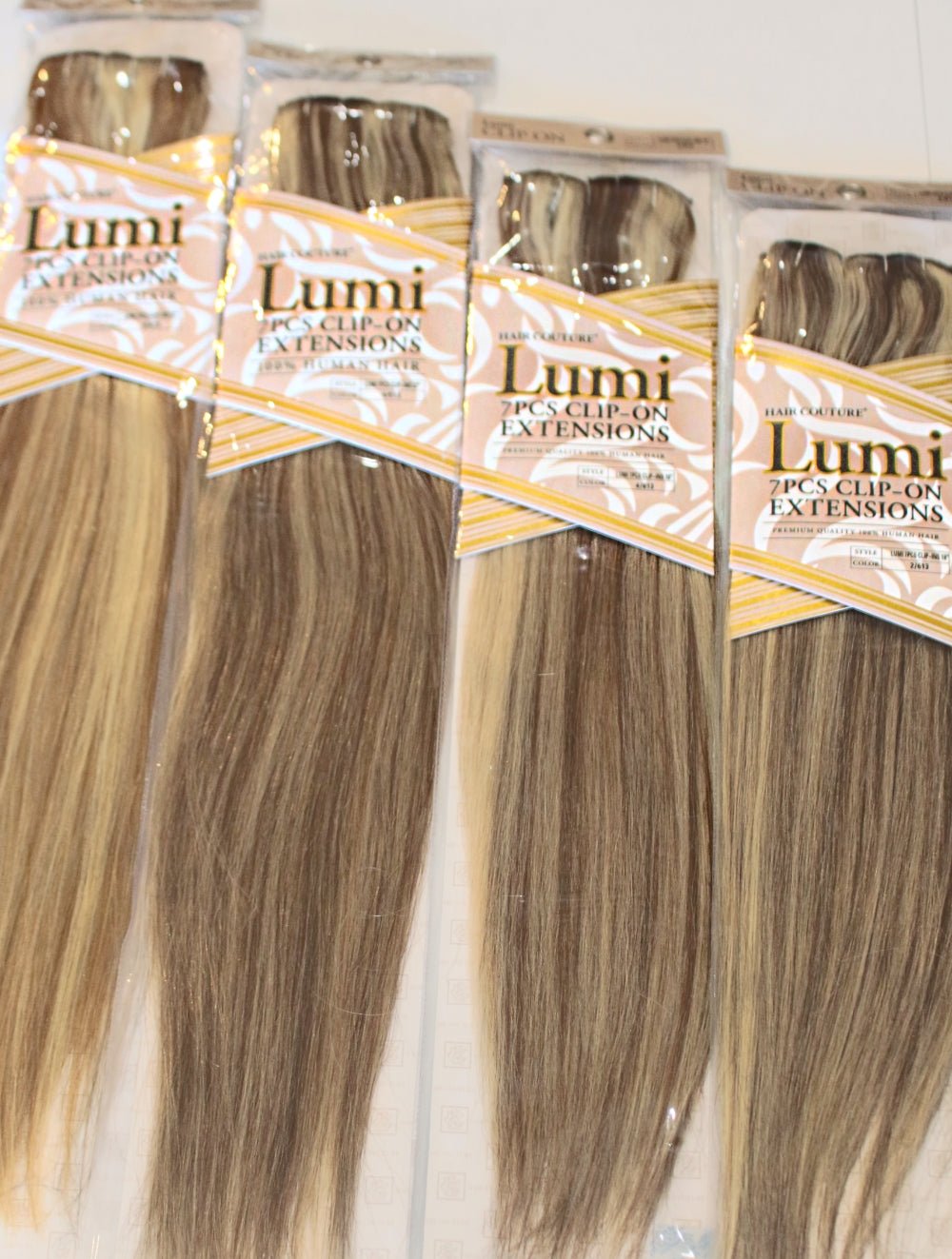 Lumi | Exclusive Highlighted Clip-In Human Hair Extensions 18inches
