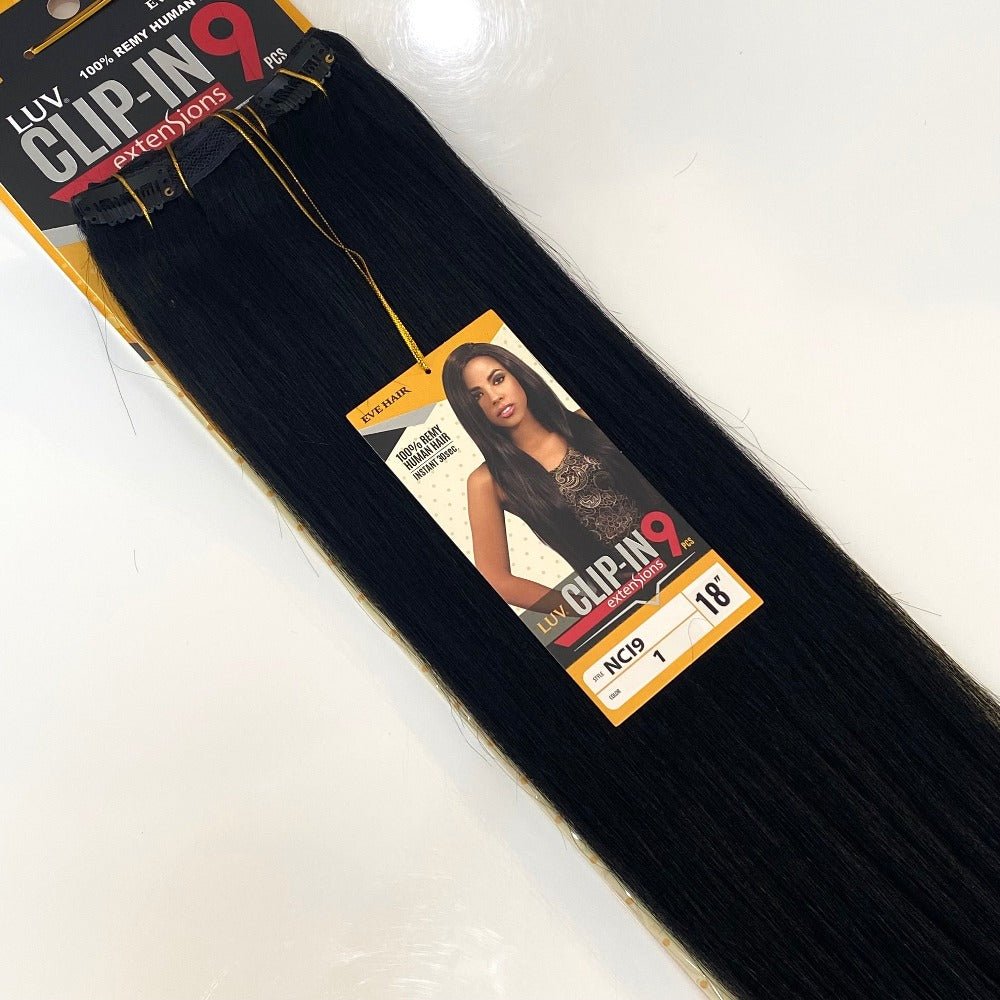 Luv | 9pc Clip-in Human Hair Extensions 18inches