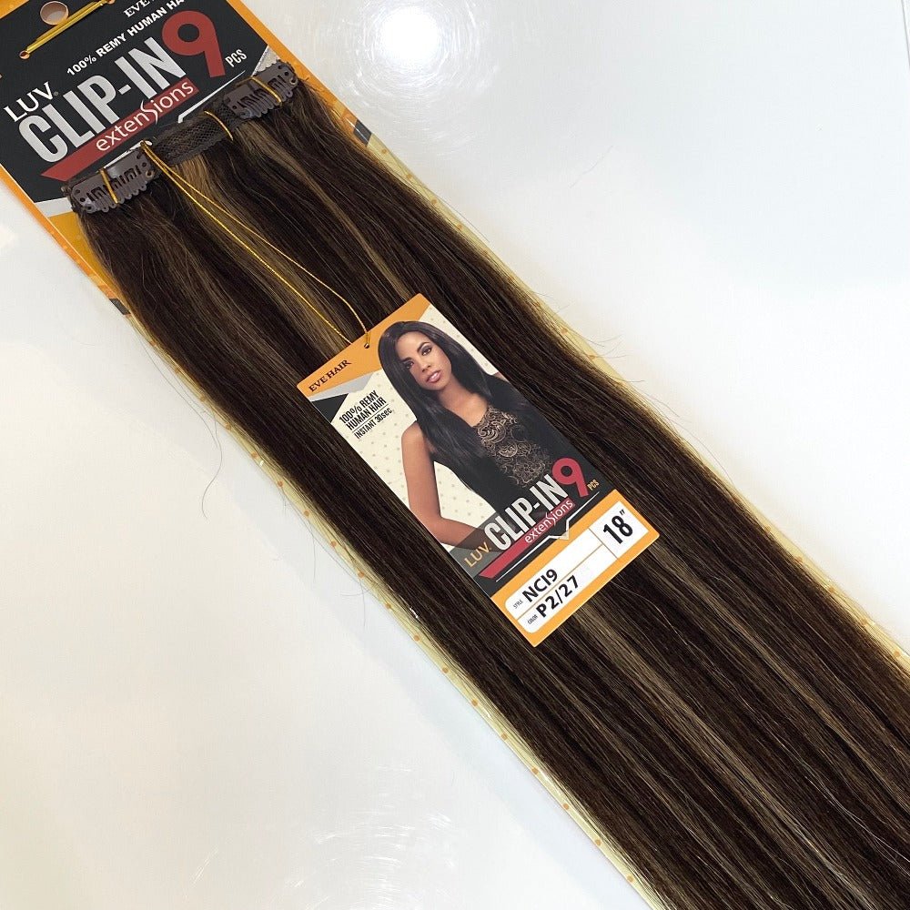 Luv | 9pc Clip-in Human Hair Extensions 18inches