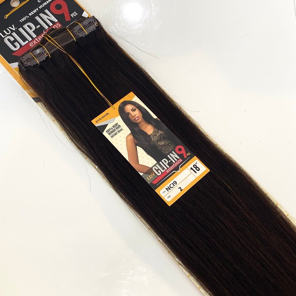 Luv | 9pc Clip-in Human Hair Extensions 18inches