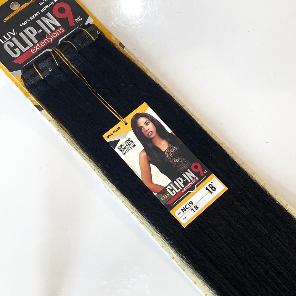 Luv | 9pc Clip-in Human Hair Extensions 18inches