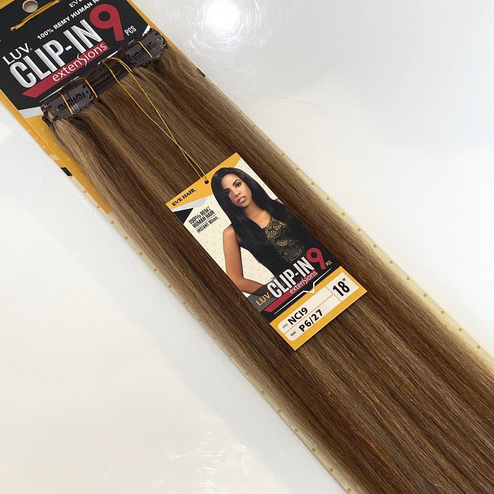 Luv | 9pc Clip-in Human Hair Extensions 22inches