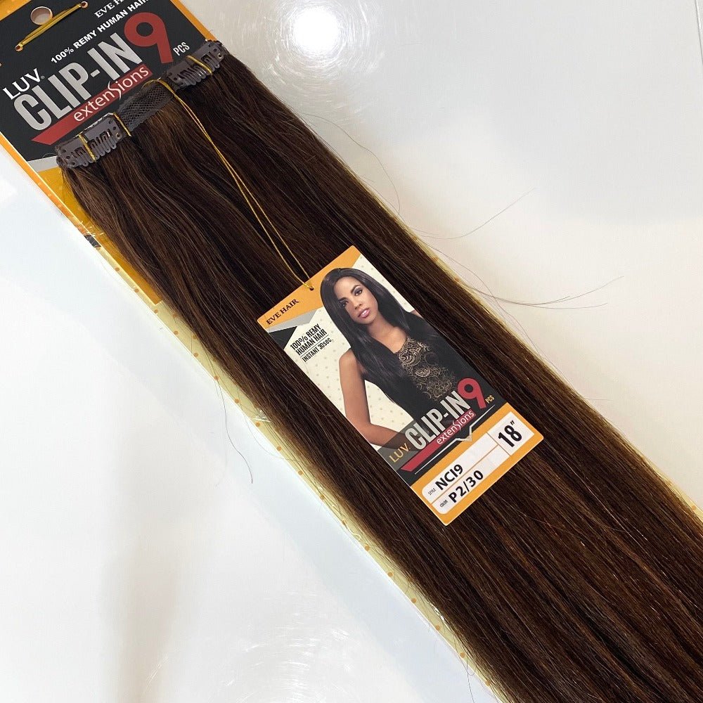 Luv | 9pc Clip-in Human Hair Extensions 22inches