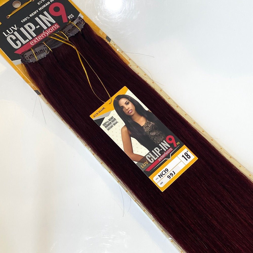 Luv | 9pc Clip-in Human Hair Extensions 22inches