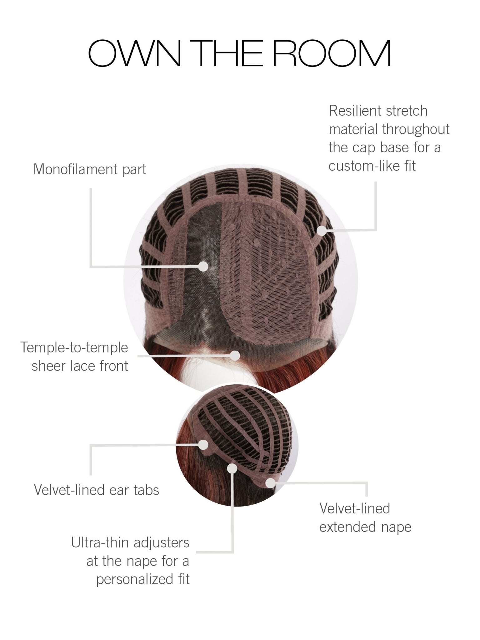 Own The Room | Lace Front Synthetic Wig (Monofilament Part) - Gabor
