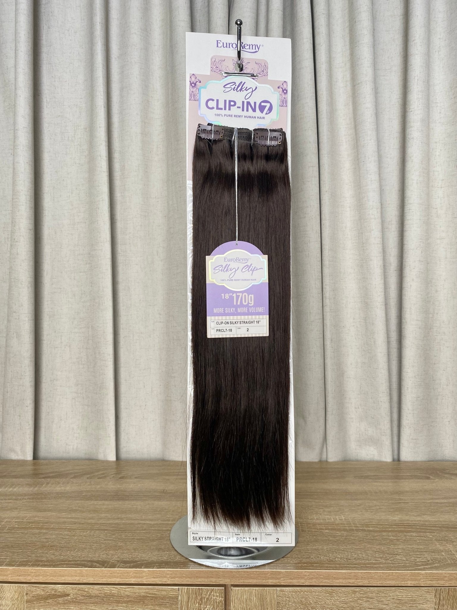 Silky Euro | 7pc Clip-In Human Hair 18inches