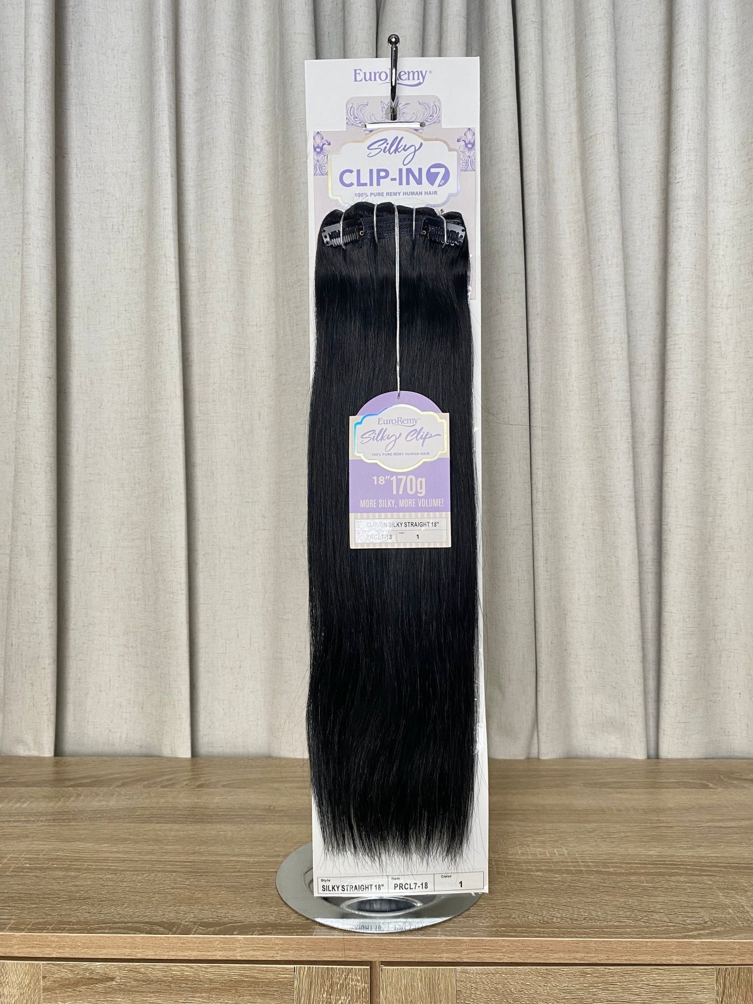 Silky Euro | 7pc Clip-In Human Hair 22inches