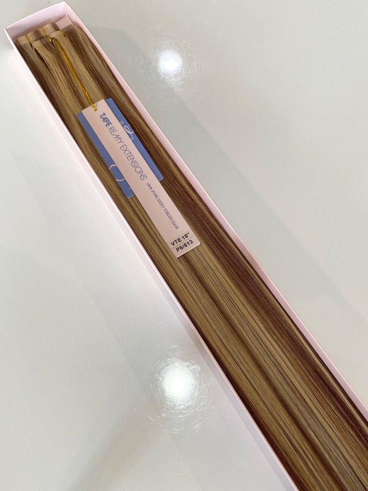 Veloce | Remy Human Hair Tape In Extensions 22inches